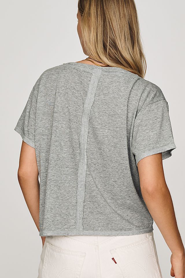 Pilcro Women's Cotton Blend V-Neck Tee