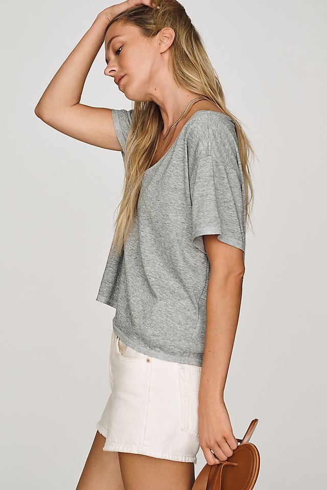Pilcro Women's Cotton Blend V-Neck Tee