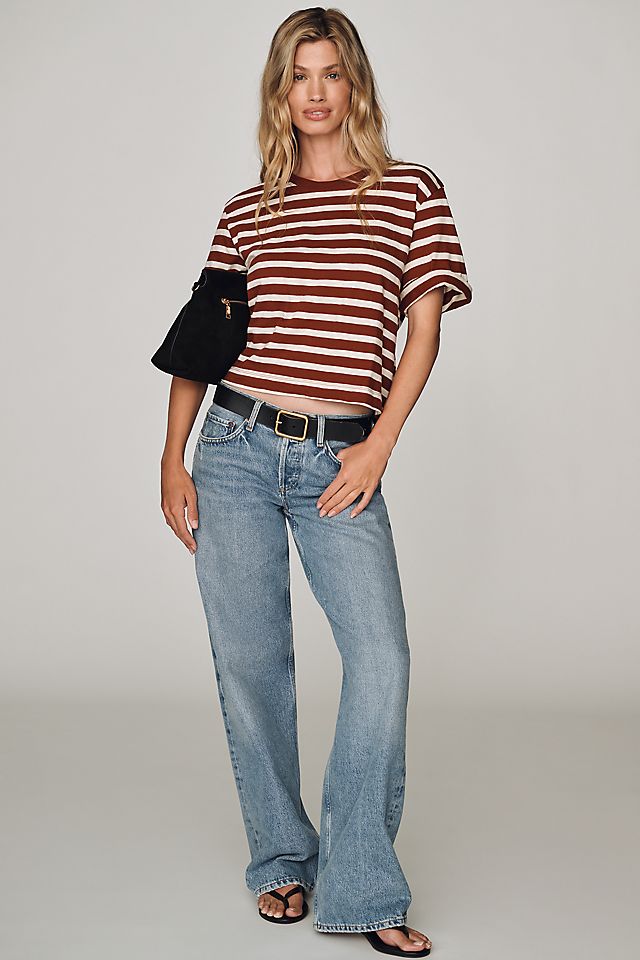 Maeve Corey Women's Cotton Boxy Tee