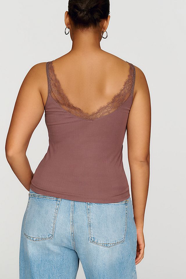 LyreBird Women's Modaluxe Lace-Trim Tank